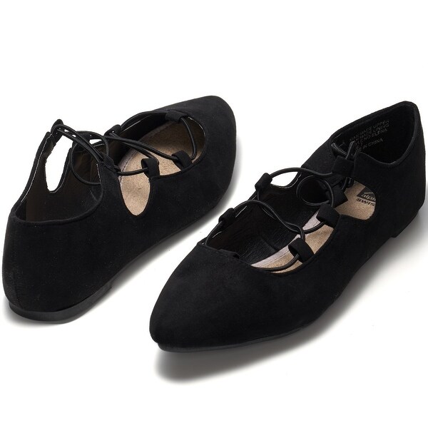 strappy closed toe flats