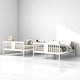 preview thumbnail 3 of 30, Full Over Full Bunk Bed with Convertible Design, Wooden Frame with Guardrails, No Box Spring Required,Guest Room Furniture