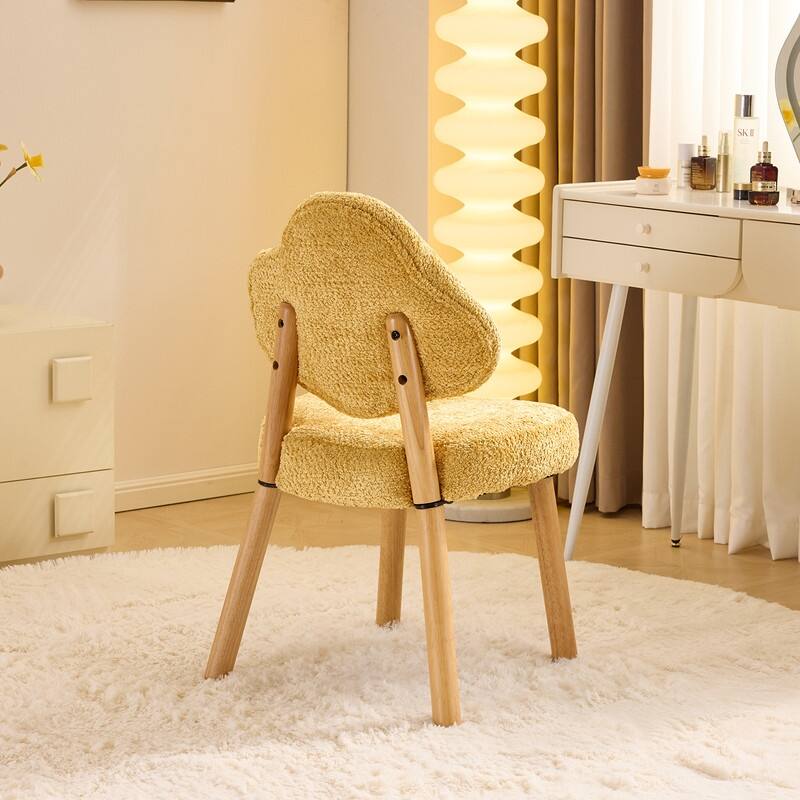 Cloud Puff Soft Accent Chair – Cozy Vanity & Lounge Chair