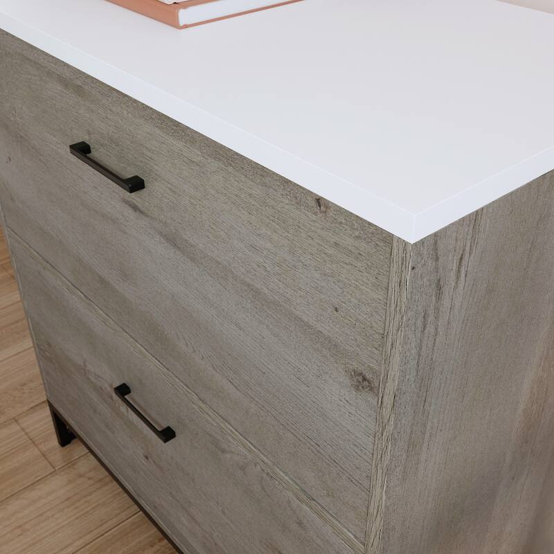 Lateral File, File Cabinet , Office Storage Cabinet Brown finish