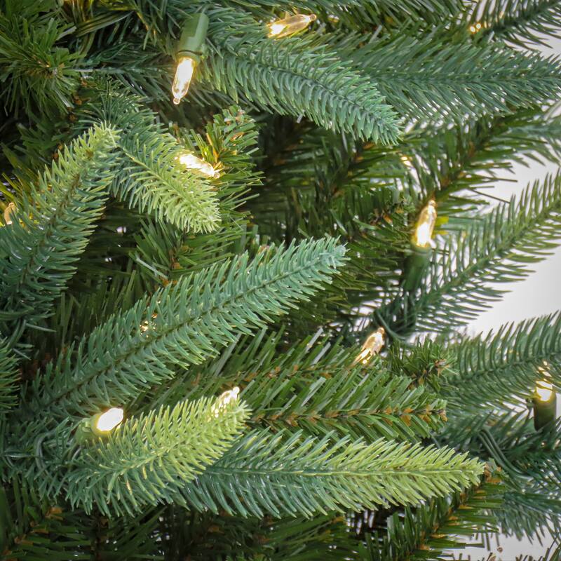 National Tree Company 7.5 ft. Pre-Lit Spada Pine Tree with LED Lights - 7.5 Foot