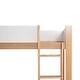 preview thumbnail 8 of 15, Furniture of America Oryas 2-Piece White and Natural Solid Wood Twin over Twin Bunk Bed and Chest Kids Bedroom Set