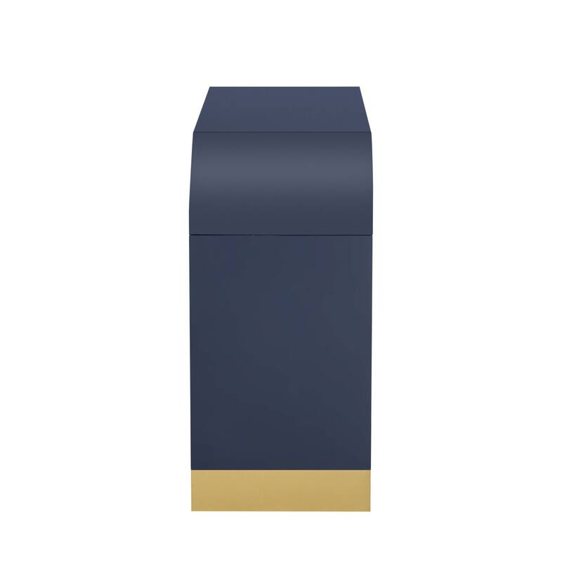 Curved Corner Design Wave Door Panel Cabinet