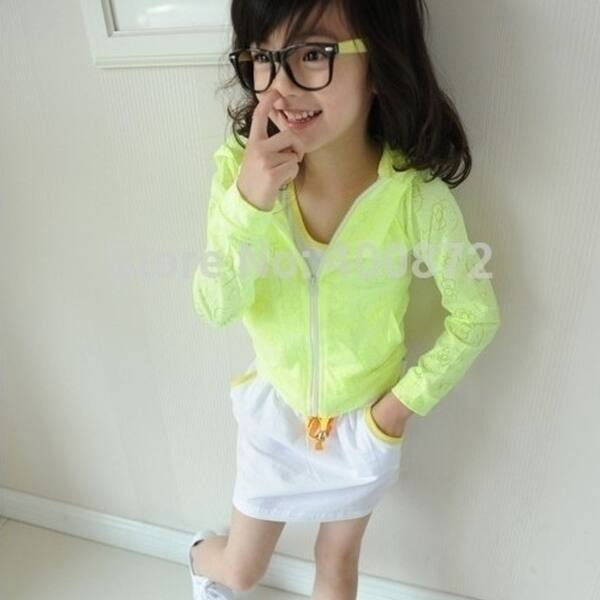 Shop Girl S Summer Fashion Designer Jackets Girls Sun Protection