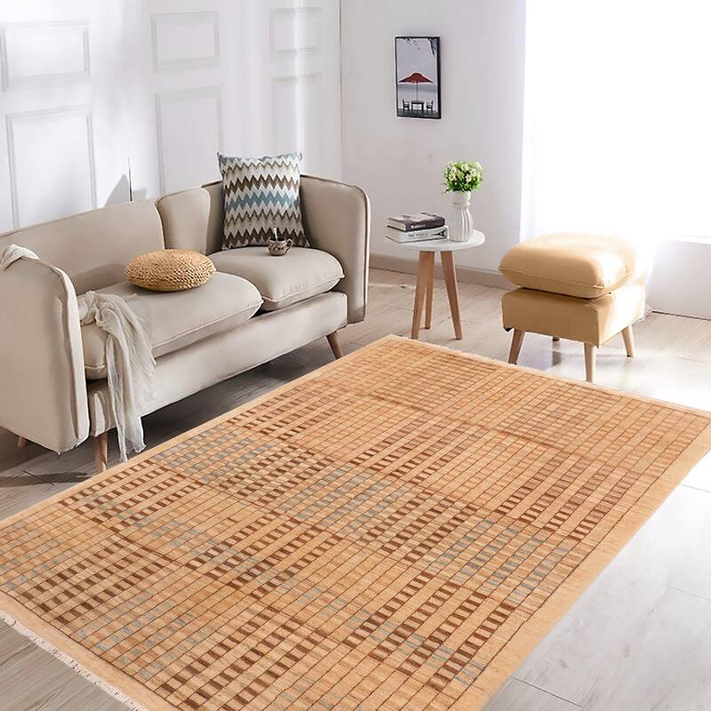 Chic Terrain Gabbeh Hand Knotted Wool Area Rug