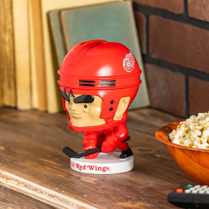 NHL Team Lil Big Head Resin Indoor/Outdoor Garden Desk Statue - Detroit Red Wings