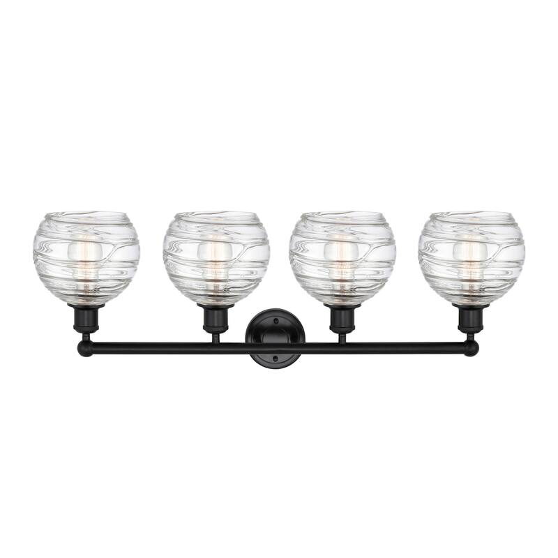 Innovations Lighting Athens Deco Swirl - 4 Light 35" Bath Vanity Light
