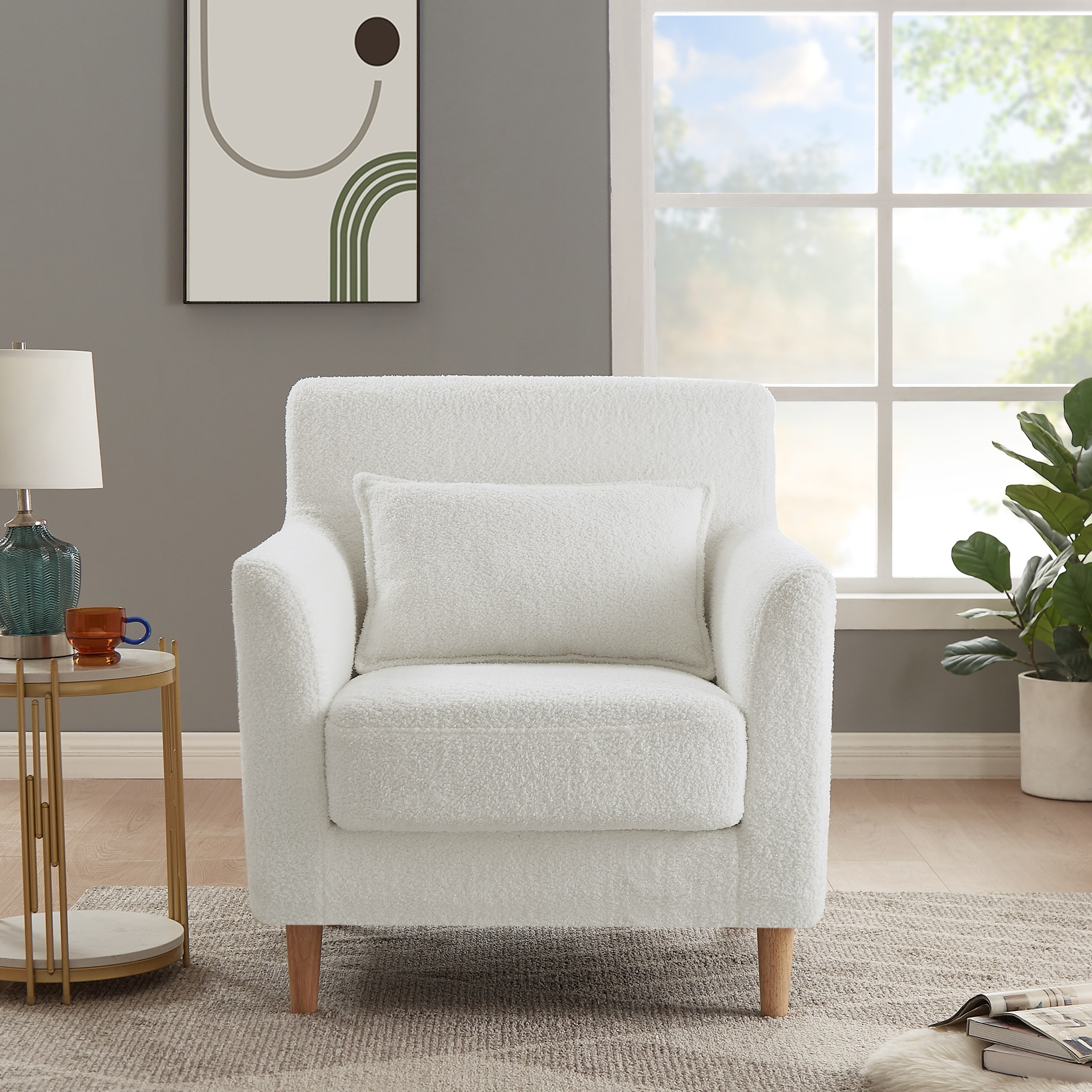 Arm pillow chair best sale