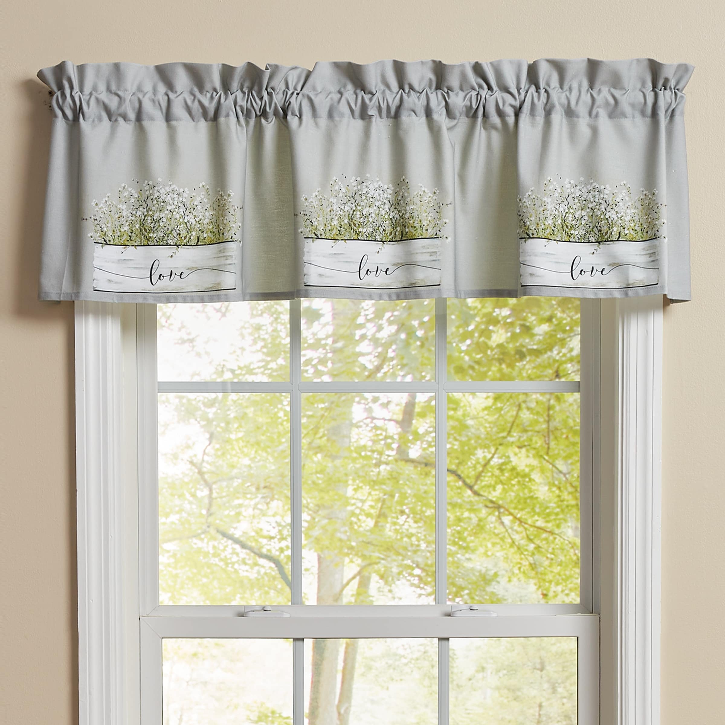 Park Designs Bouquet Of Grace Valance 60” x 14” - 60