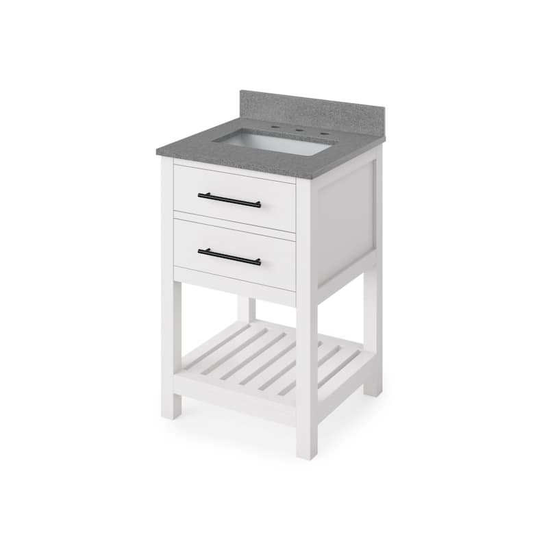 Jeffrey Alexander VKITWAV24R-MARBLE Wavecrest II 24" Free Standing