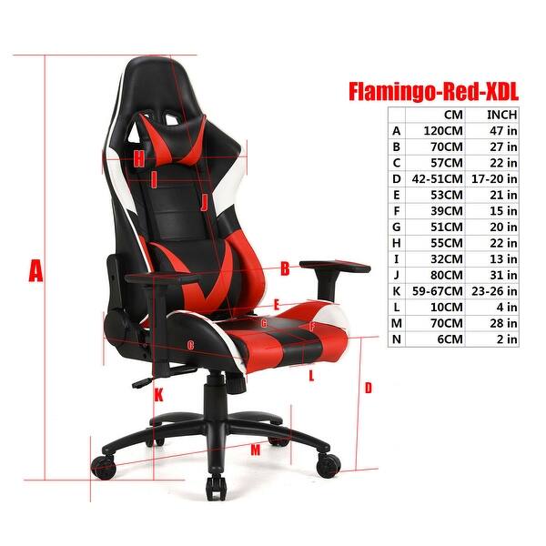 Adjule Ergonomic Computer Gaming Chair High Back Recliner Gaming Chair High Back Recliner
