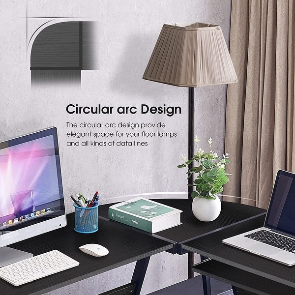 Upgrade your office with elegant L shape table