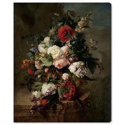 Still Life with Flowers 1789 Canvas by Art Remedy, Gallery Wrapped