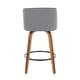 preview thumbnail 43 of 42, Carson Carrington Oscar Mid-Century Modern Counter Stool with Black Round Footrest (Set of 2) - N/A
