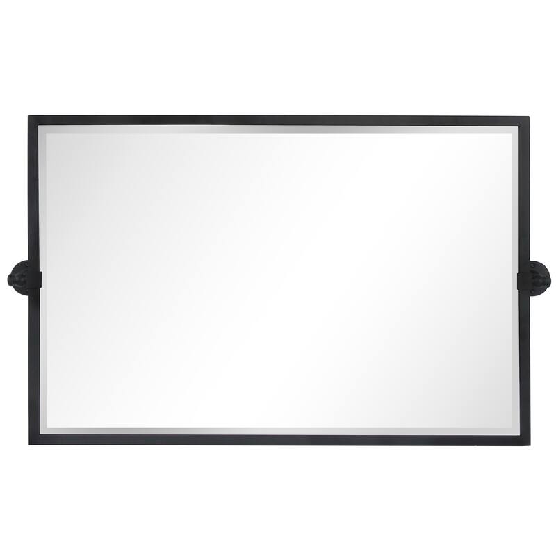 TEHOME Kenti Horizental Rectangle Metal Wall Mirror