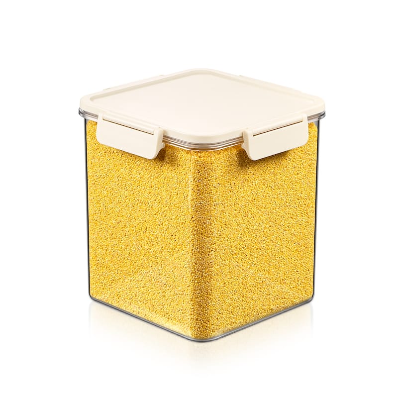 Sorbus Airtight Food Storage Container, Clear Stackable Canister for Pantry, Rice, Pasta, Cereal & Snacks