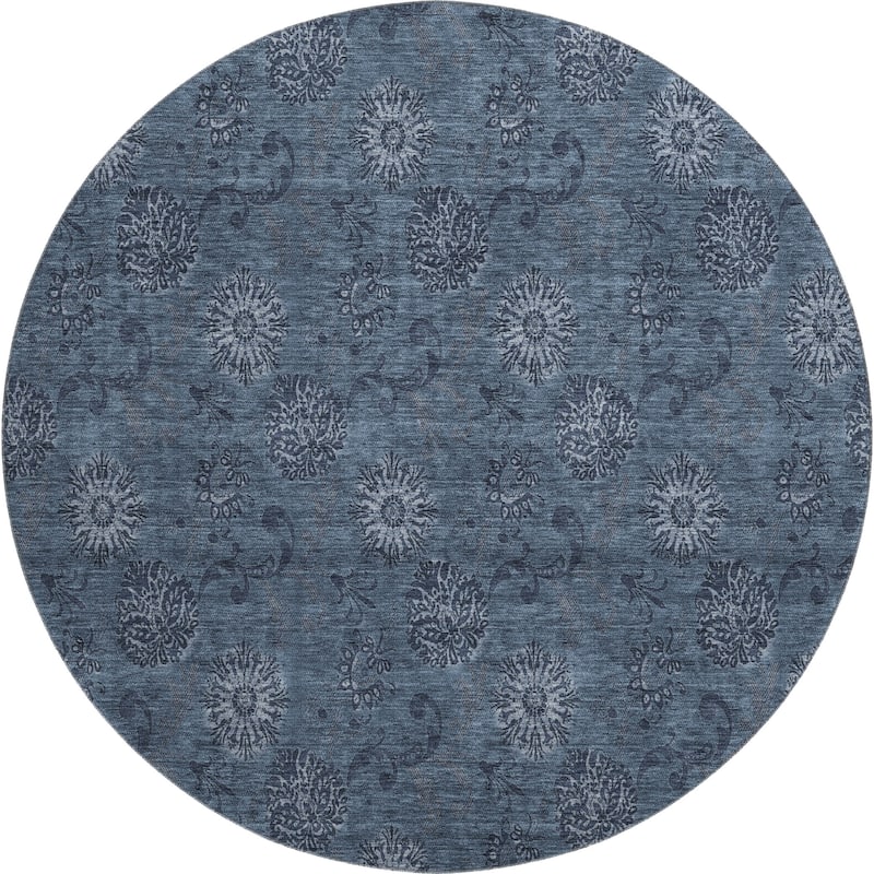 Premium Washable Super Soft Floral Imprint Mayfield Rug