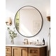 preview thumbnail 6 of 9, 30 inchRound Mirror for Wall, Round Bathroom Mirror 30
