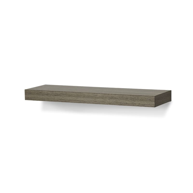 Wallscapes Avalon Ash Oak Floating Wall Shelf – Display Ledge - Brown