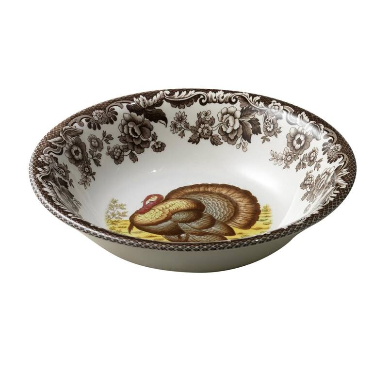 Spode Woodland Ascot Cereal Bowl - Turkey