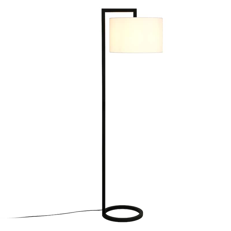 Grayson 68" Tall Floor Lamp with Fabric Shade