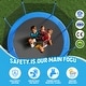 preview thumbnail 5 of 7, 10FT Indoor Trampoline with Safety Net And Basketball Hoop Perfect for Active Kids