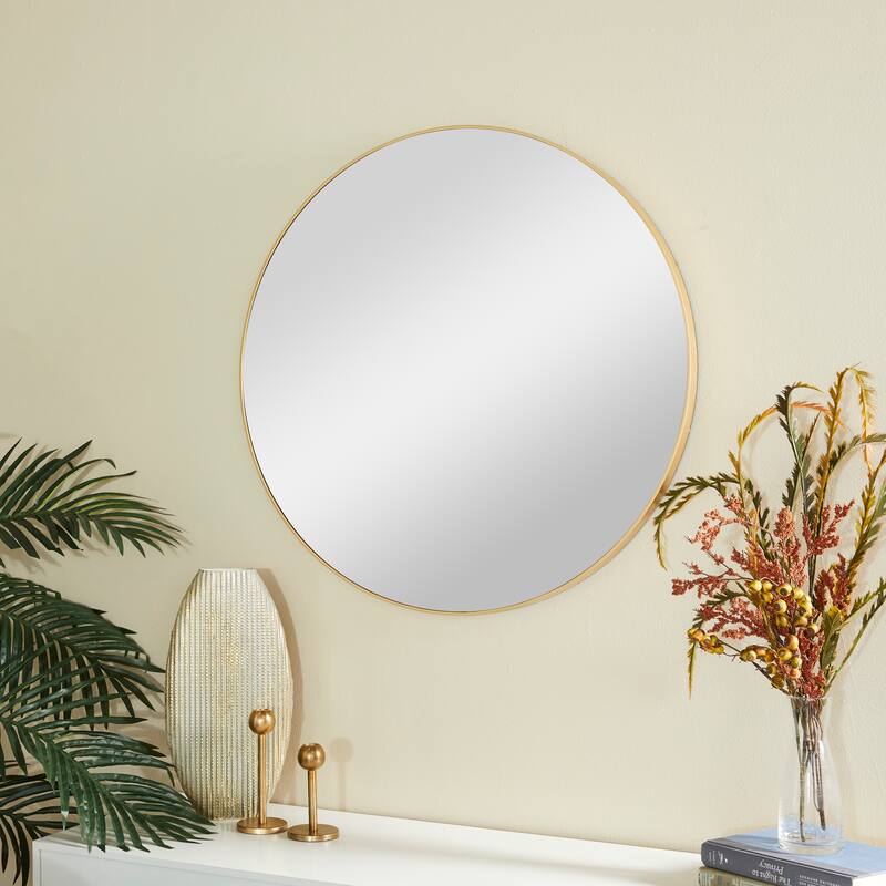 Multiple Frame Finishes / Sizes Modern Contemporary Round Wall Mirrors