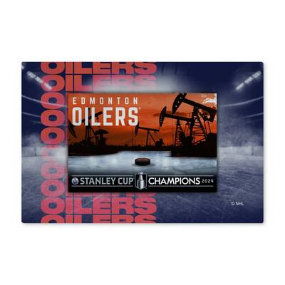 NHL Edmonton Oilers Repeater Washable Rug - 20" x 32"