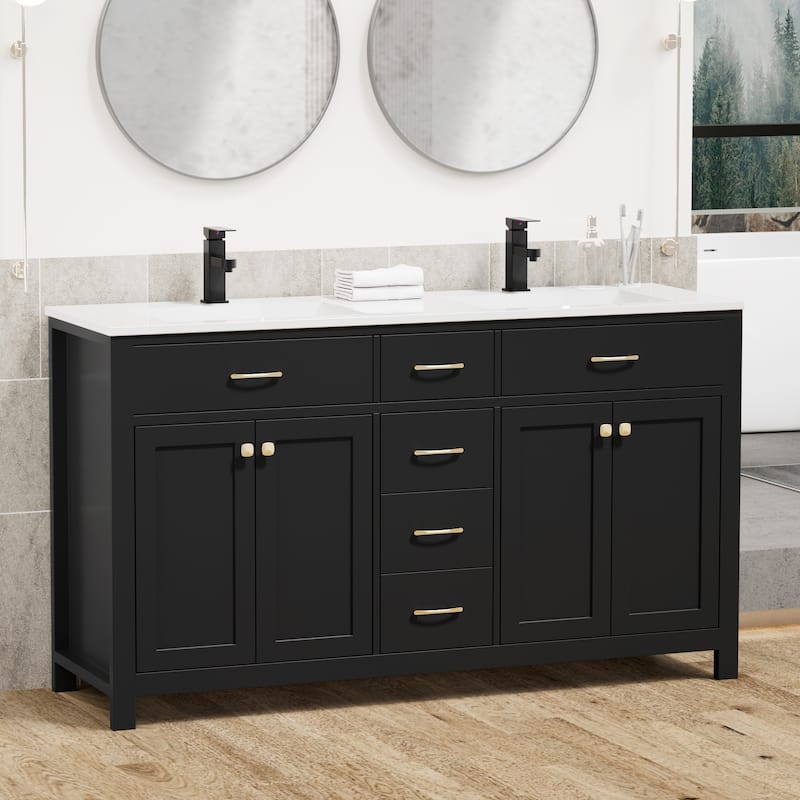 Sink Bathroom Vanity with Counter Top Set