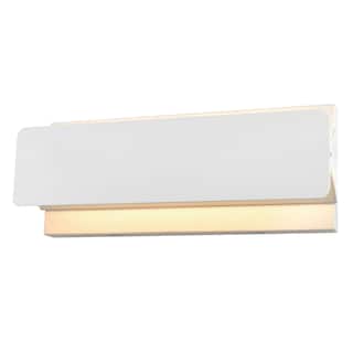Lilliana Integrated LED 12in Adjustable White Wall Sconce
