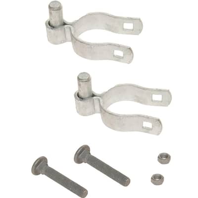 1-5/8 in. Chain Link Fence Gate Post Hinge,Set of 2 - 2 pack