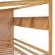 preview thumbnail 81 of 97, House Platform Bed with Open Pent Roof, Built-in Wardrobe, 4 Side Compartments, 3 Top Shelves, 2 Drawers, Curtain Fabric