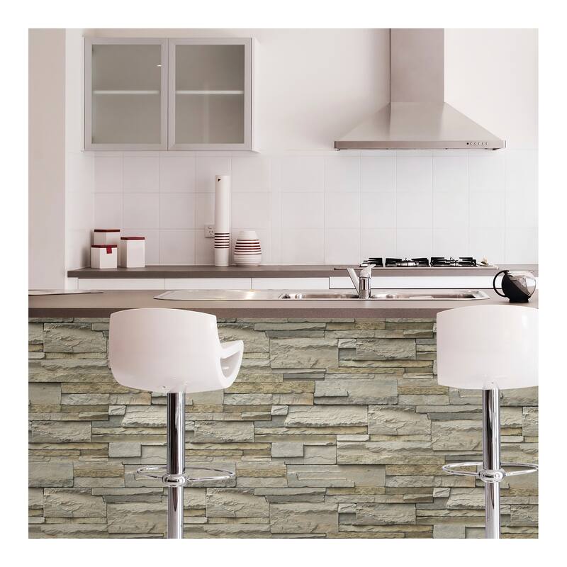 NuWallpaper Slate Peel & Stick Wallpaper - 216in x 20.5in x 0.025in