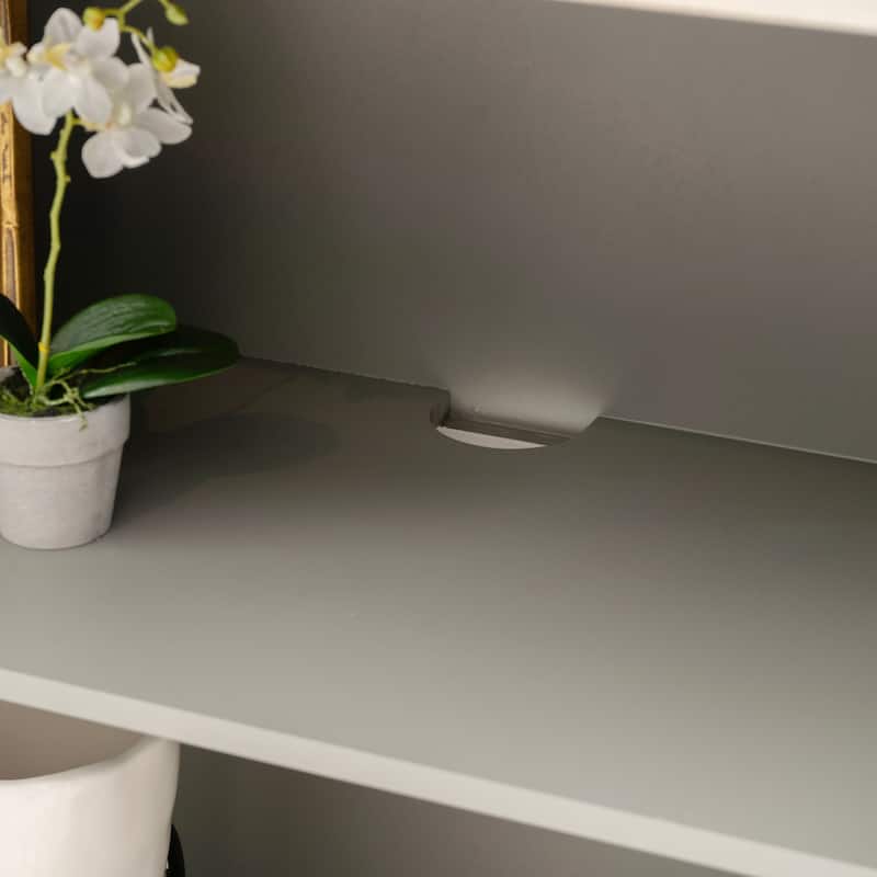 Berkshire 4 Door Mirrored Credenza Cream