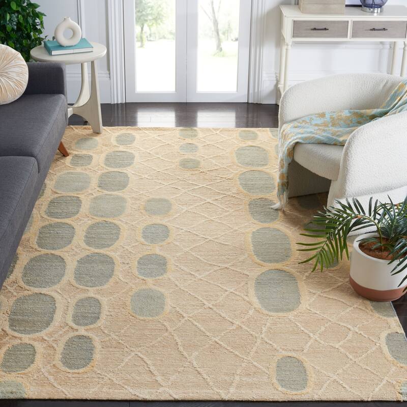 SAFAVIEH Hand-knotted Santa Fe Ozgenur Modern Wool Rug