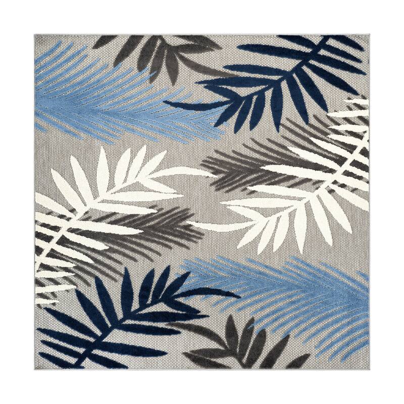 Evora Palm Frond Indoor/Outdoor Area Rug