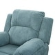 preview thumbnail 12 of 37, Chenille Manual Recliner with 3-Position Adjustable Backrest, Soft Foam Seat, Durable Frame, 330LB Weight Support