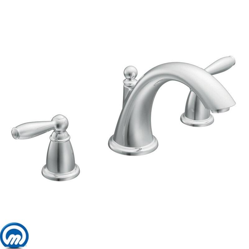 Moen Deck Mounted Roman Tub Filler Trim from the Brantford Collection - Chrome