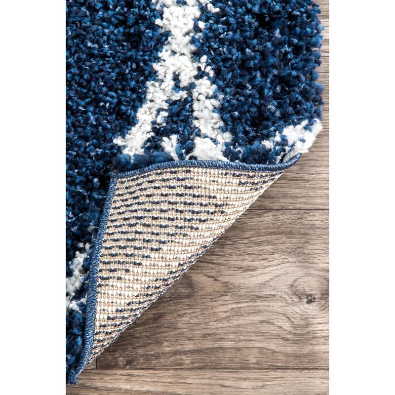 Nuloom Alexa Moroccan Trellis Shag Area Rug