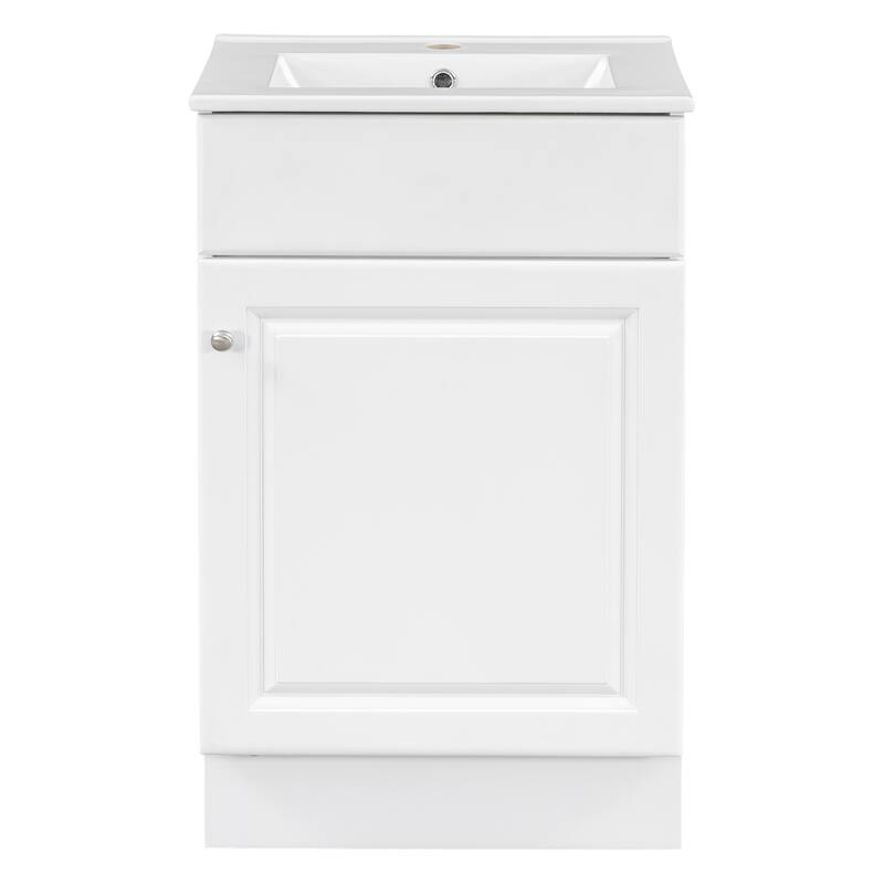 Christopher Knight Home - Ethan 20" Bathroom MDF Vanity with Sink and Storage Cabinet