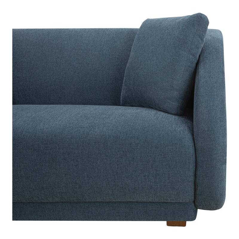 NADAAL STUDIOS Solace, 2-Piece Modular Sectional, Angled Sides - 128"W x34.29"D x31.5"H