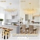 preview thumbnail 24 of 24, Modern Tree Branch Chandelier Gold,Crystal Chandelier for Dining Room