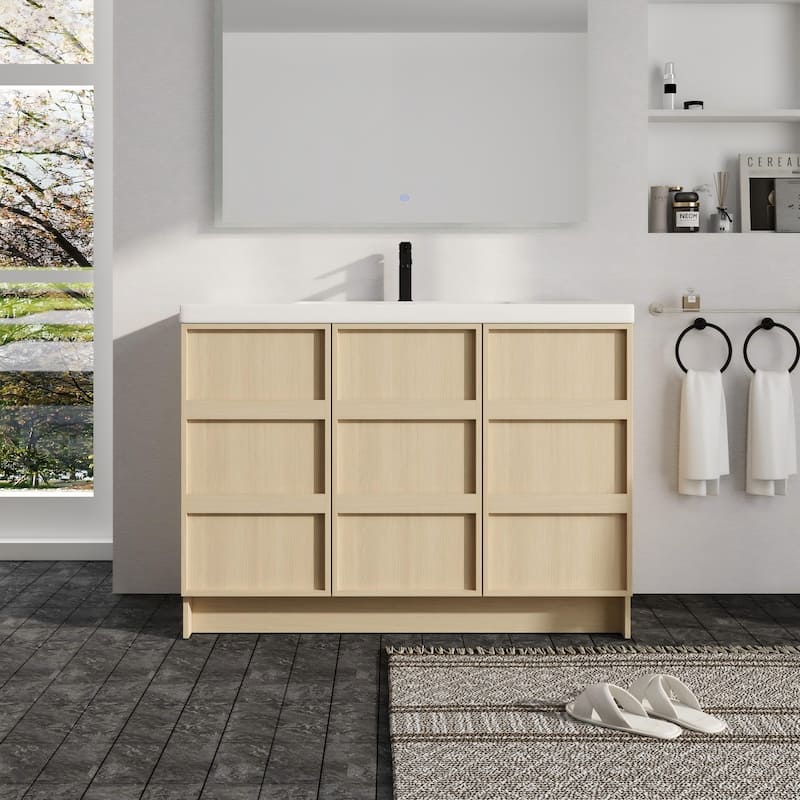 Malwee 36"/42"/48" FreeStanding Bathroom Vanity with Sink