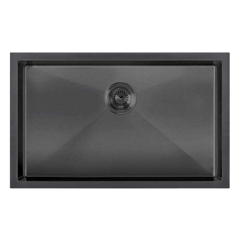 Whitehaus Collection Noah Plus Stainless Steel Undermount Kitchen Sink