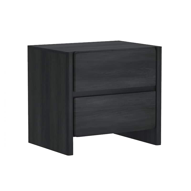 Manhattan Comfort Linda Modern 2 Drawer Nightstand Set of 2