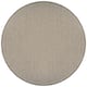 Pergola Deco Indoor/ Outdoor Area Rug - 7'6" Round - Taupe