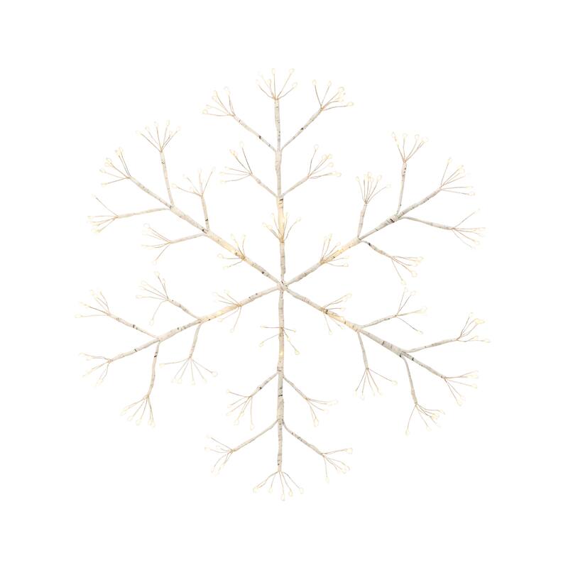 20 in. Firecracker LED Snowflake Outdoor Holiday Decor