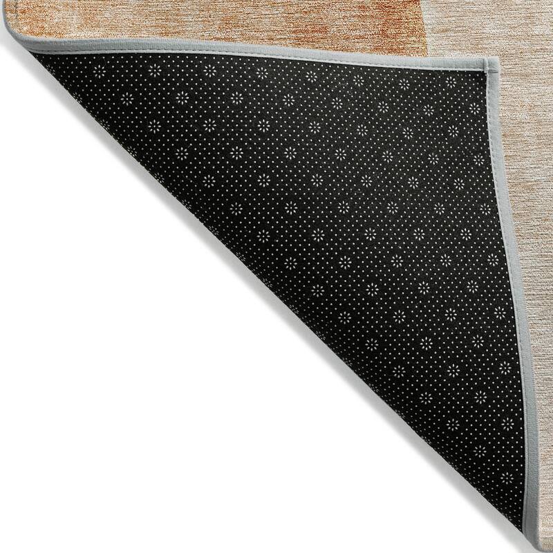 Machine Washable Indoor/ Outdoor Chantille Modern Abstract Rug