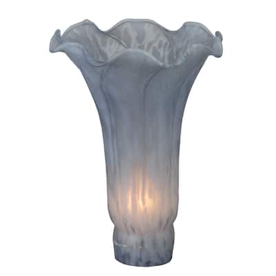 4 In. Wide X 6 In. High Grey Pond Lily Shade