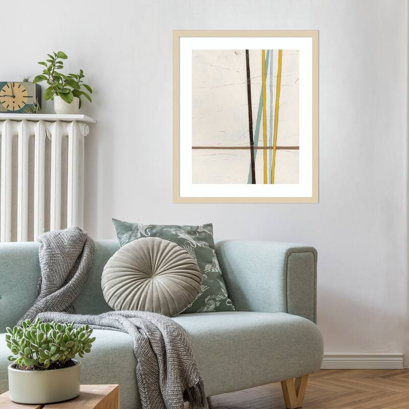 Tangle No. 2 by June Erica Vess Wood Framed Wall Art Print